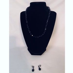Simple Black Jewelry Set